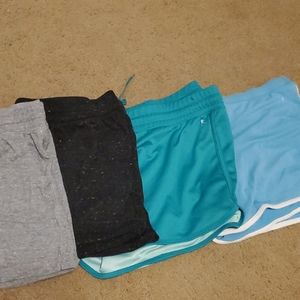 4 pairs of Walmart athletic shorts